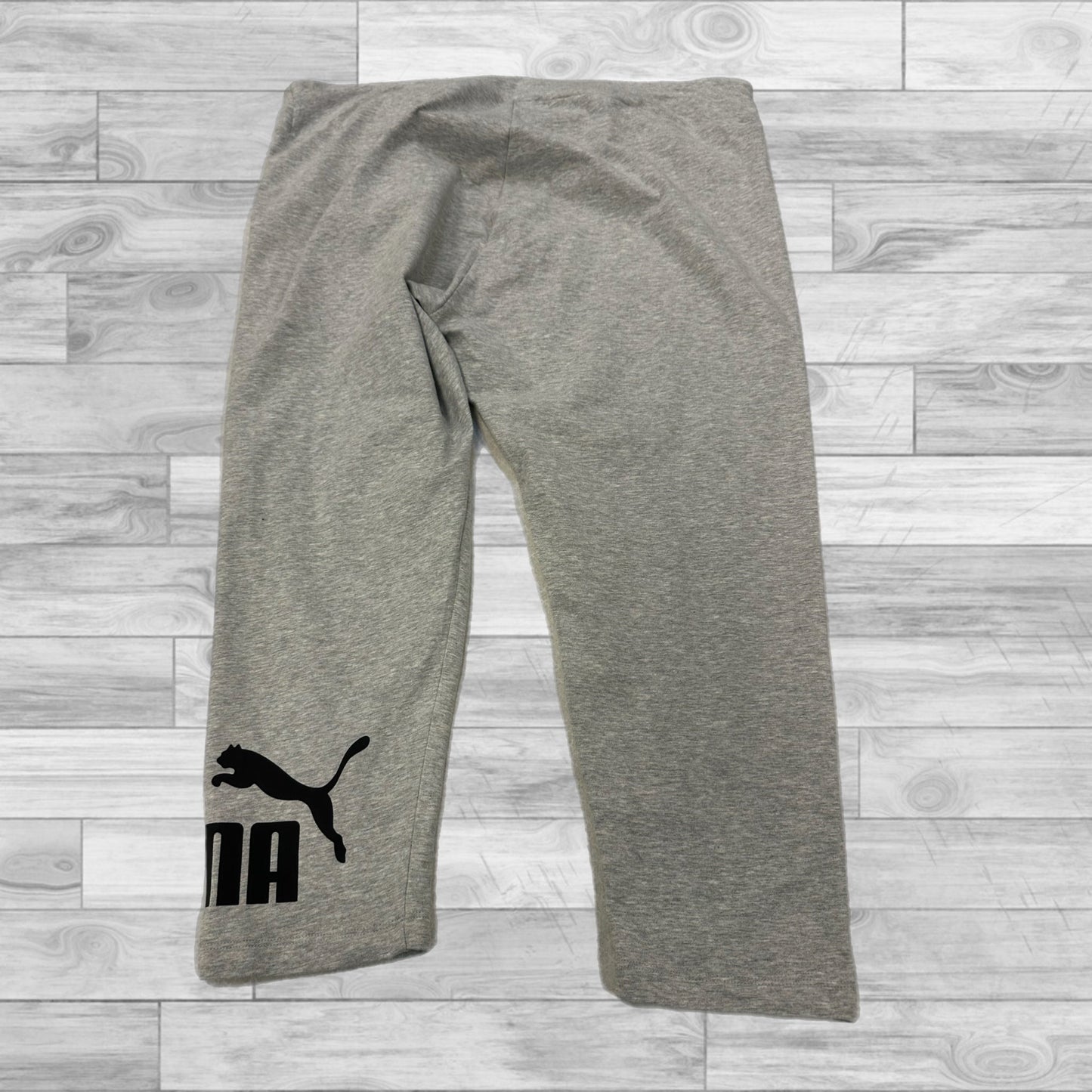 Athletic Capris By Puma In Grey, Size: Xl