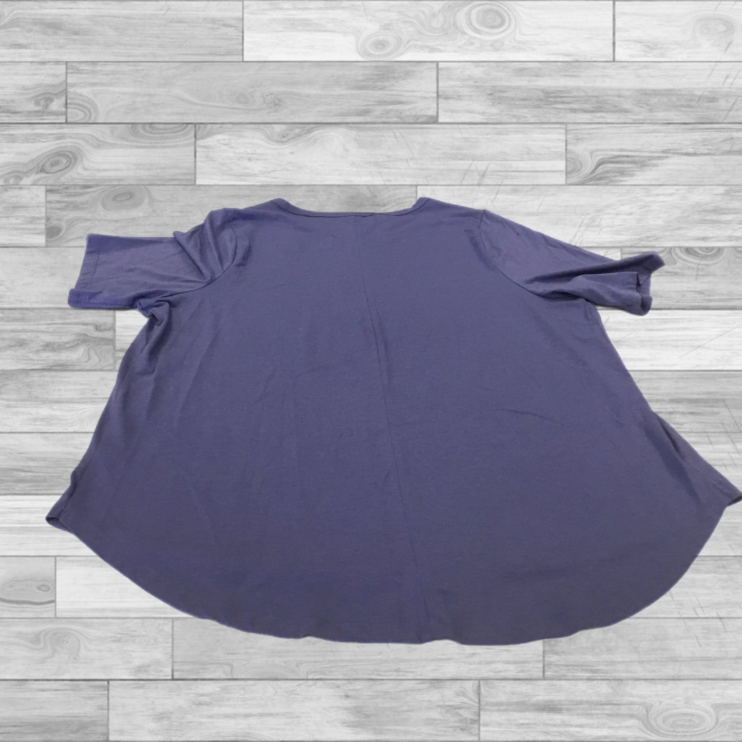 Top Short Sleeve Basic By Lane Bryant In Blue, Size: Xl