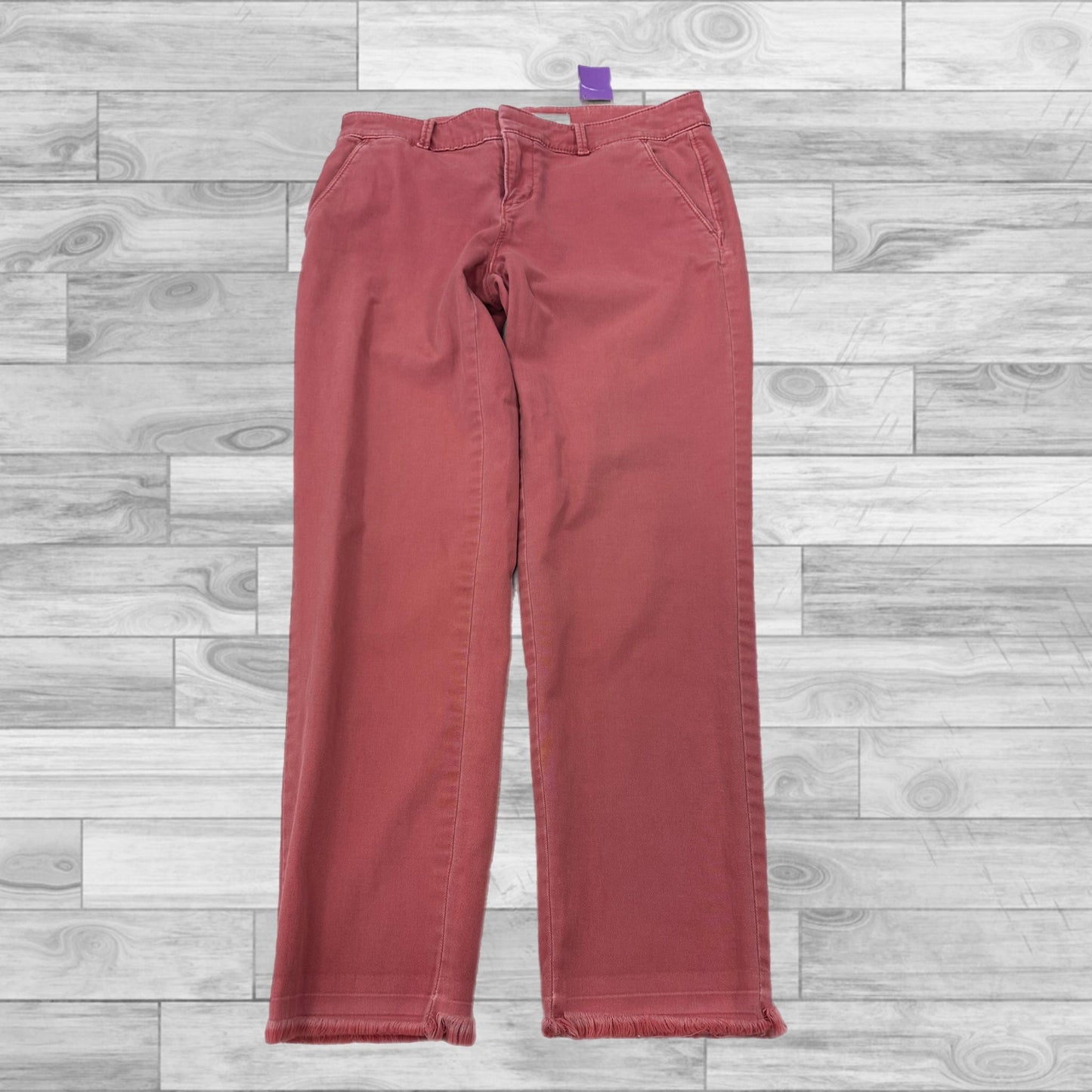 Red Capris Loft, Size 2