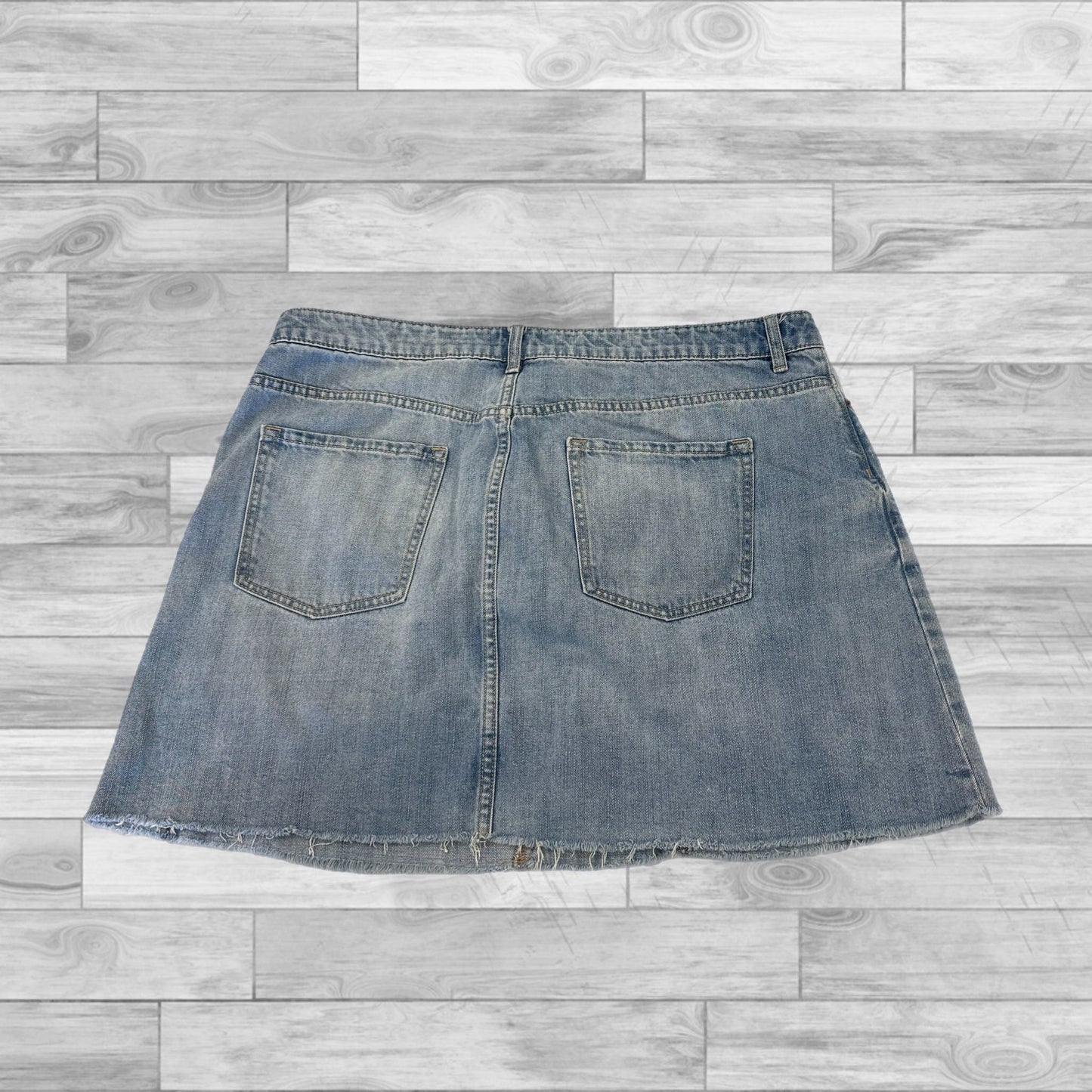 Blue Denim Skirt Mini & Short Gap, Size 18