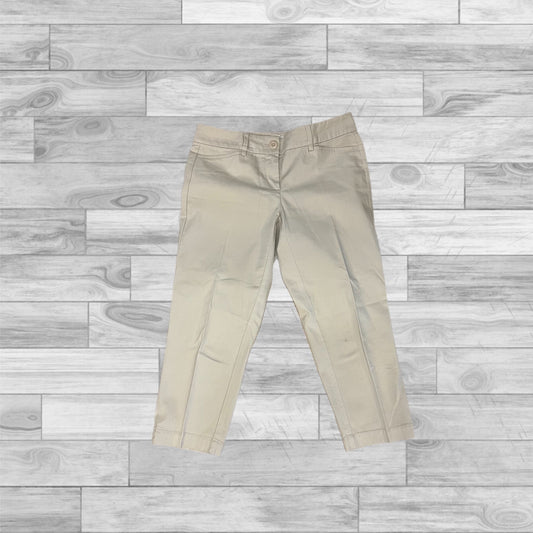 Capris By Loft In Tan, Size: 0p