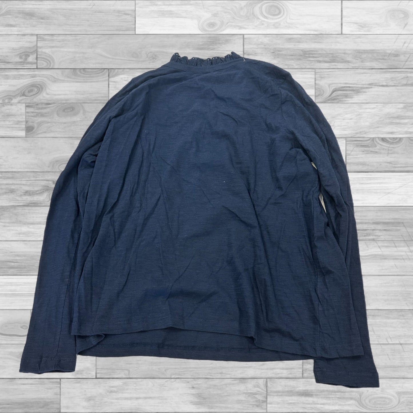 Top Long Sleeve By J. Crew In Blue, Size: M