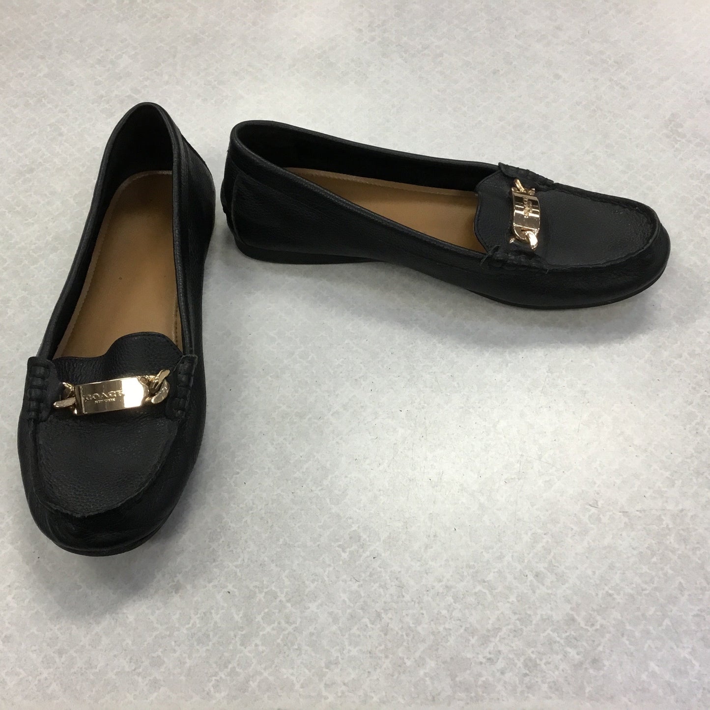 Shoes Designer By Coach In Black, Size: 8