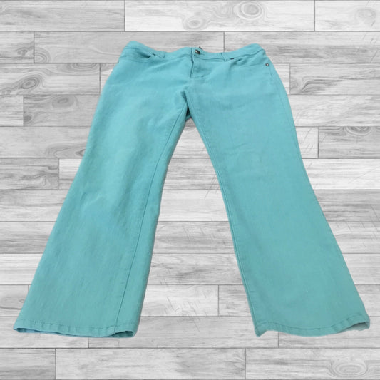 Pants Ankle By Chicos In Teal, Size: 0 (4)