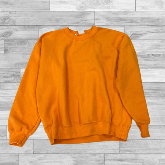 Orange Sweatshirt Collar Gildan, Size M