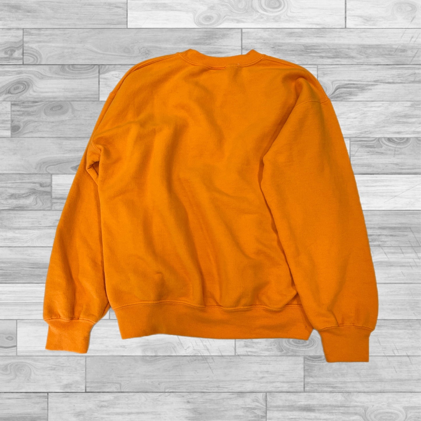 Orange Sweatshirt Collar Gildan, Size M