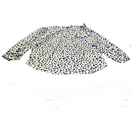 Top 3/4 Sleeve By J. Crew In Animal Print, Size: S