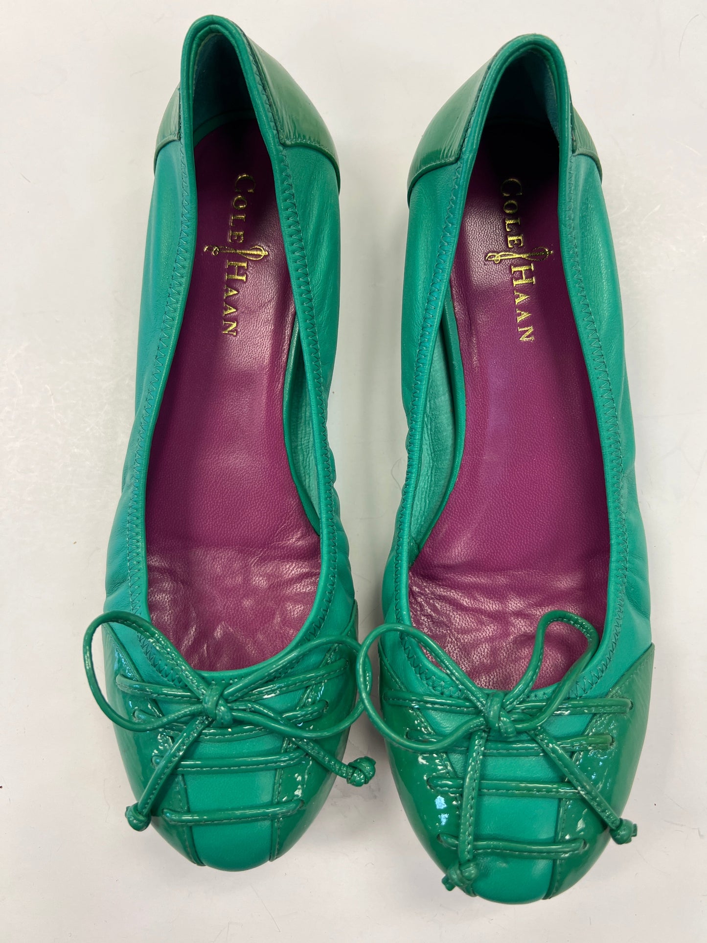 Green Shoes Flats Cole-haan, Size 7.5