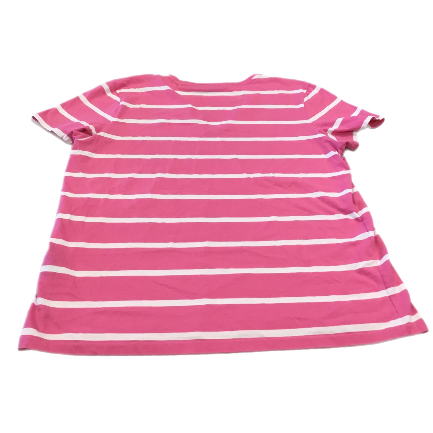 Top Short Sleeve Basic By Ralph Lauren In Pink, Size: Xl