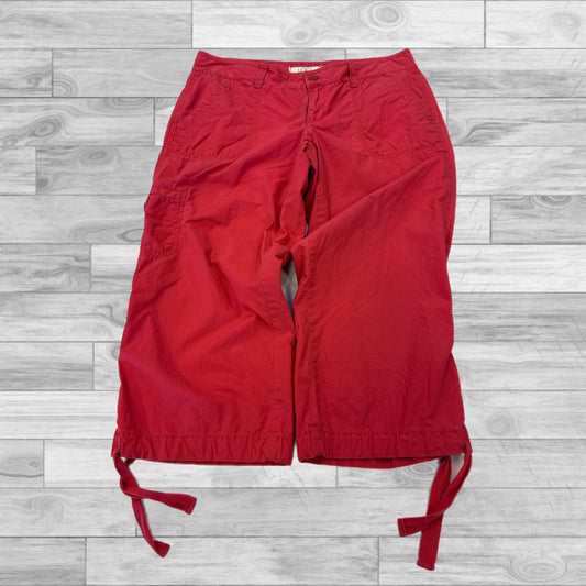 Capris By Loft In Red, Size: 4