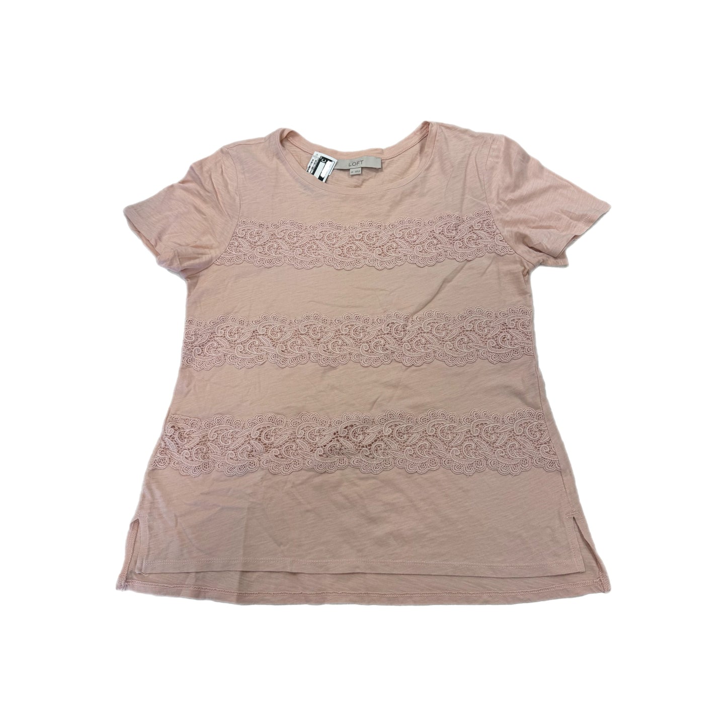 Top Short Sleeve Basic By Loft  Size: Xs