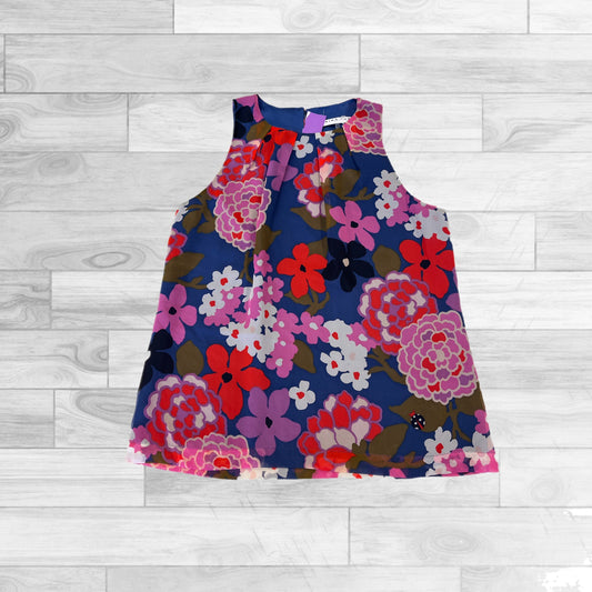 Floral Print Top Sleeveless Trina Turk, Size M