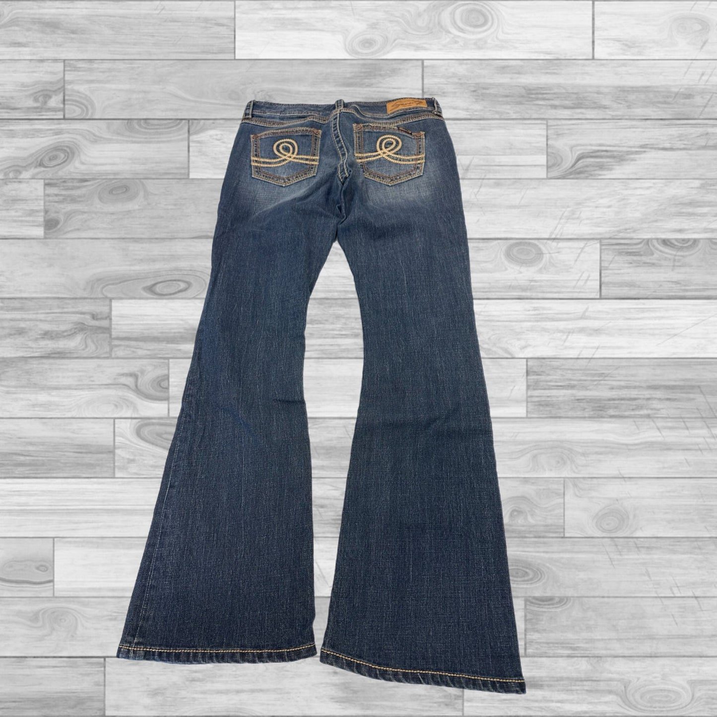 Jeans Boot Cut By Seven 7 In Blue Denim, Size: 8