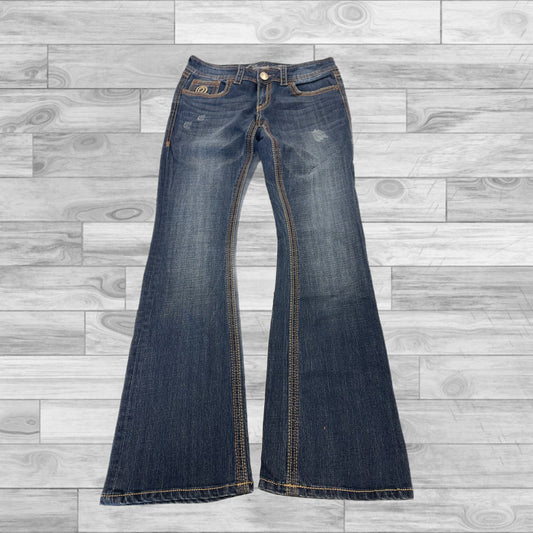 Jeans Boot Cut By Seven 7 In Blue Denim, Size: 8