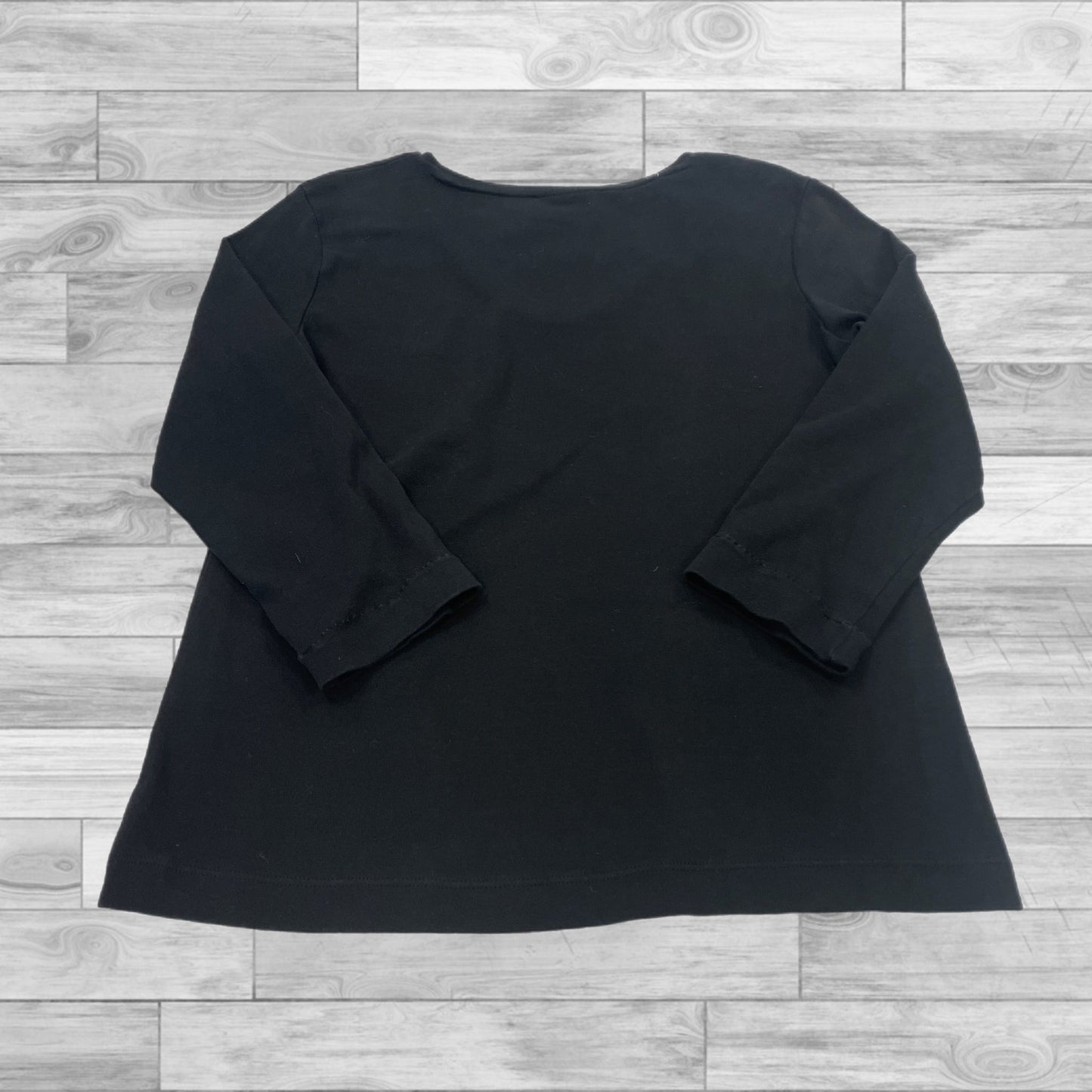 Top Long Sleeve By Chicos In Black, Size: 0