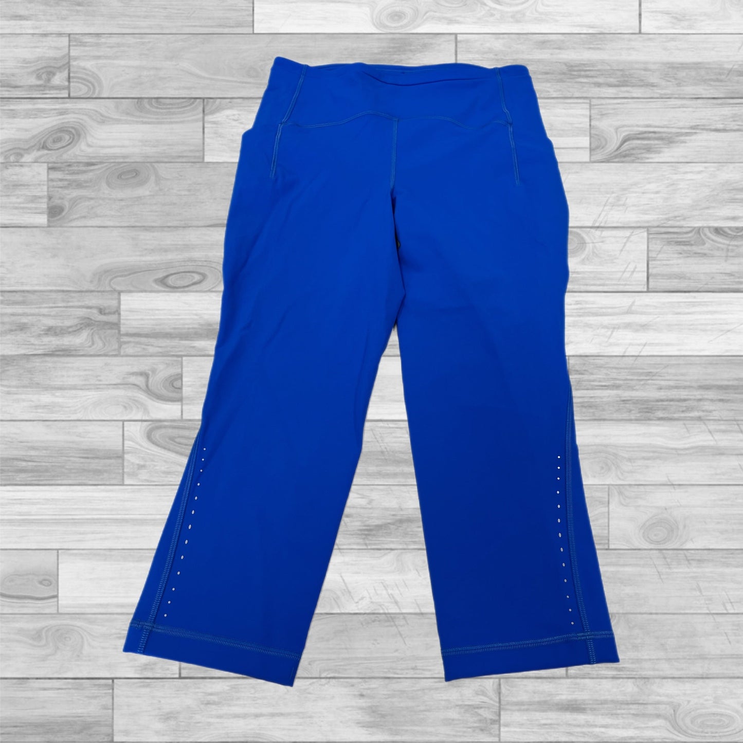 Athletic Leggings Capris By Lululemon In Blue, Size: 10