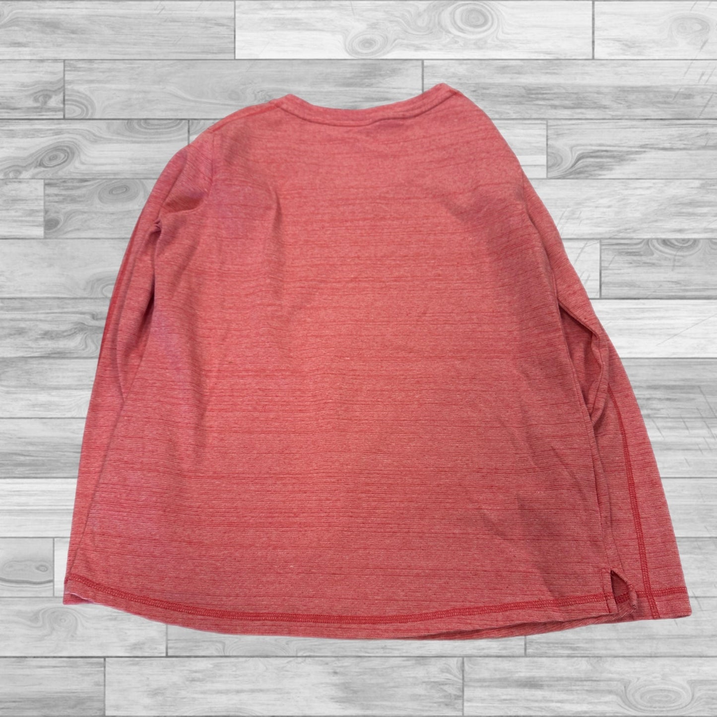 Top Long Sleeve By Talbots In Red, Size: M