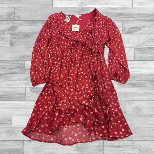 Dress Casual Short By Lc Lauren Conrad In Red, Size: Xxl