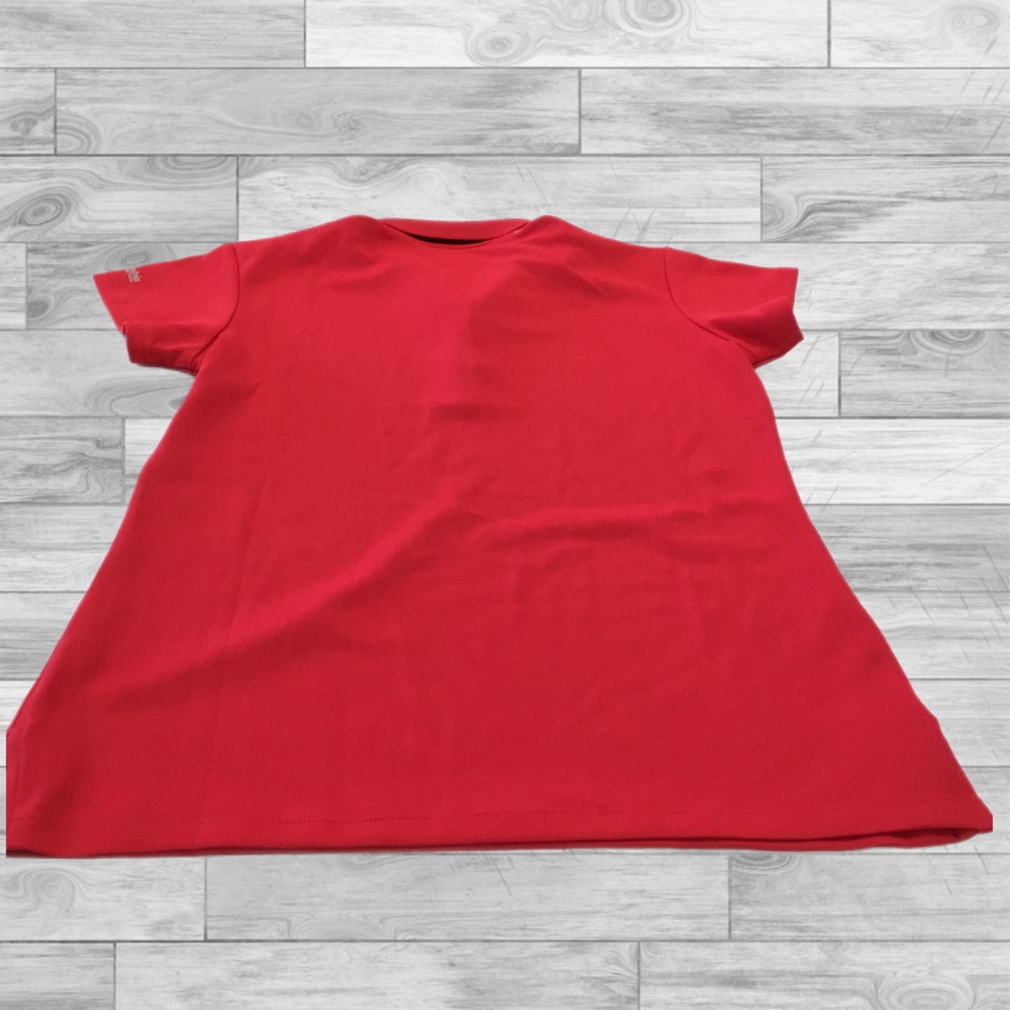 Athletic Top Short Sleeve By Columbia In Red, Size: M