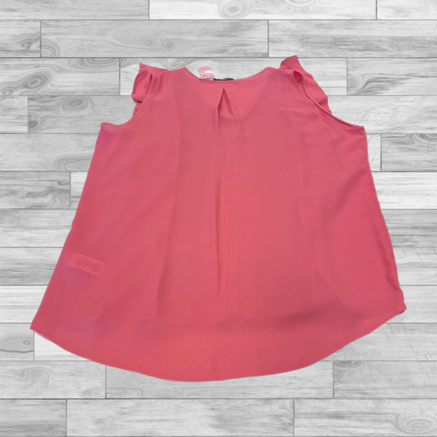 Top Sleeveless By Tahari In Salmon, Size: L