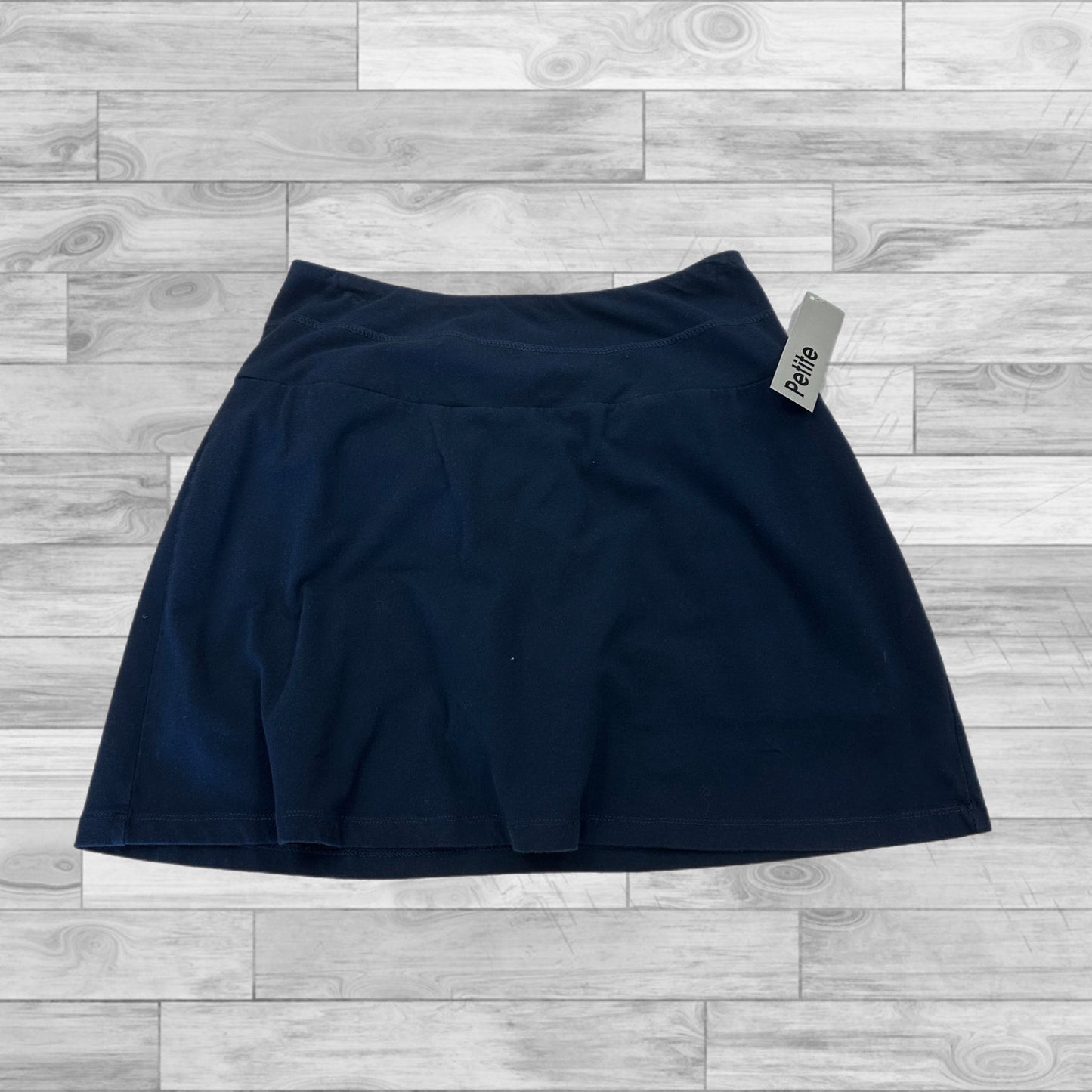 Skort By Coral Bay In Navy, Size: Petite L