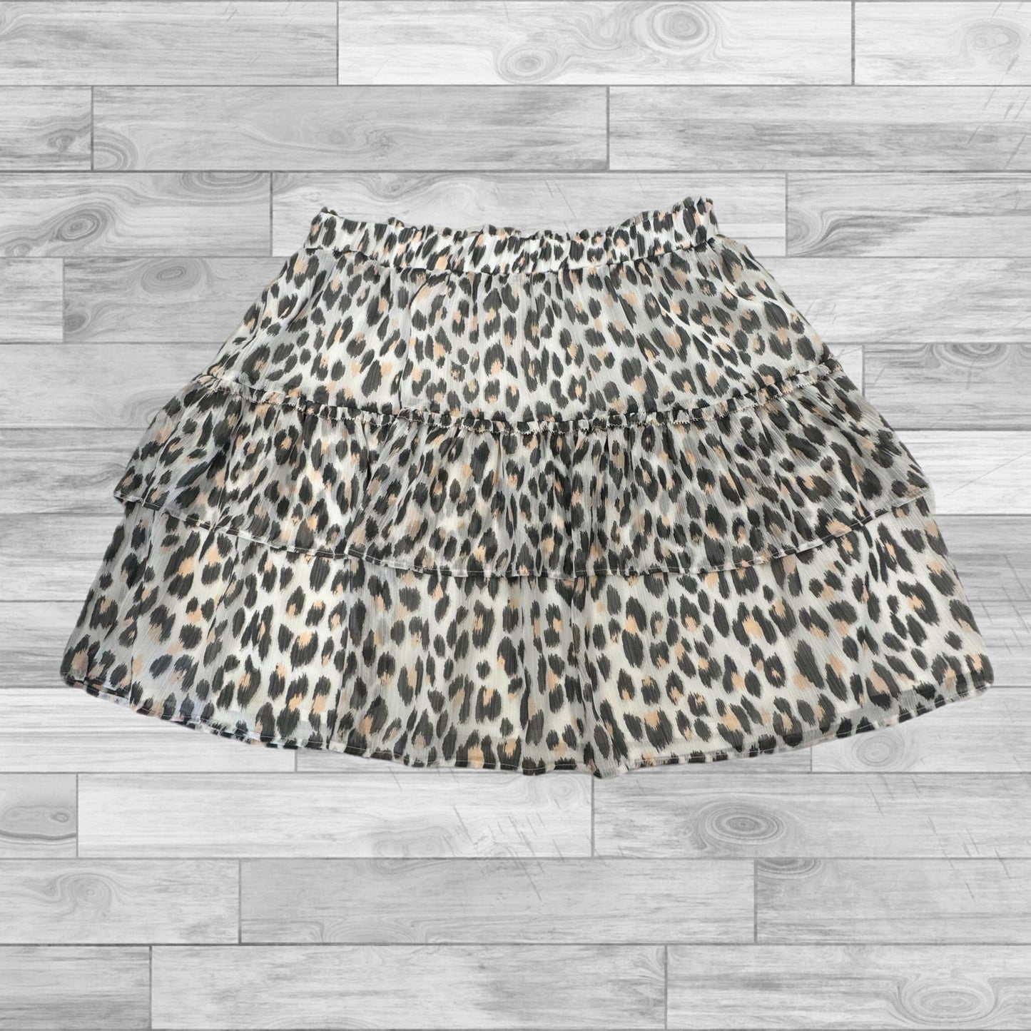 Skirt Mini & Short By Loft In Animal Print, Size: M