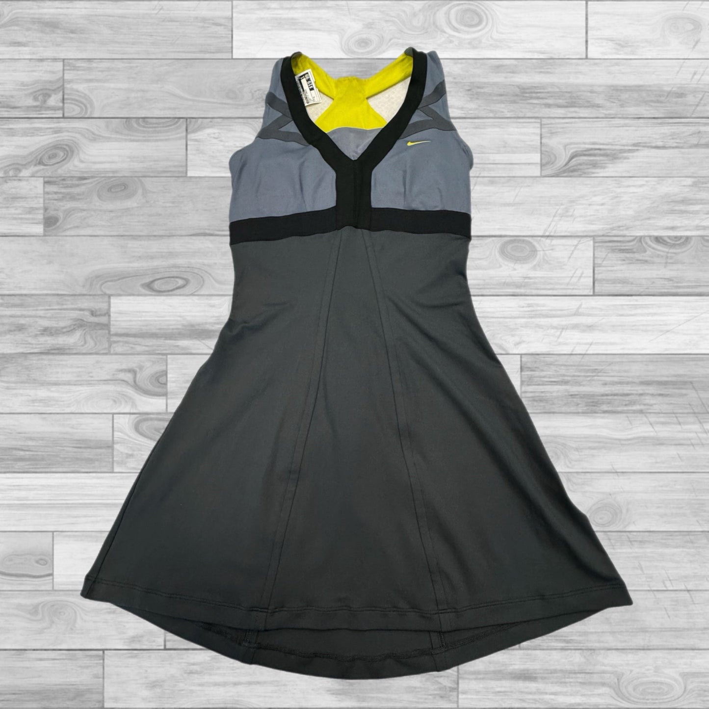 Athletic Dress By Nike Apparel In Grey, Size: S