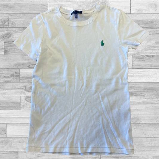 Top Short Sleeve Basic By Ralph Lauren In White, Size: L