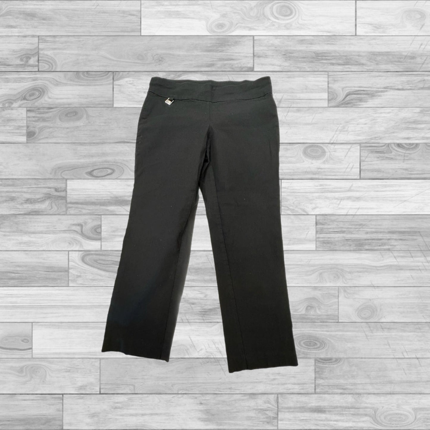 Capris By Rafaella In Black, Size: 8