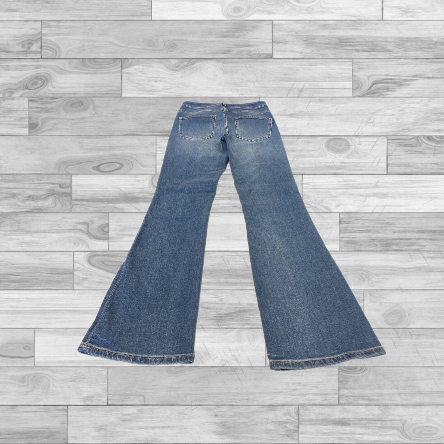 Jeans Flared By Pilcro In Blue Denim, Size: 6