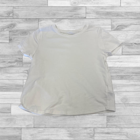 Top Short Sleeve Basic By Old Navy In White, Size: Xs