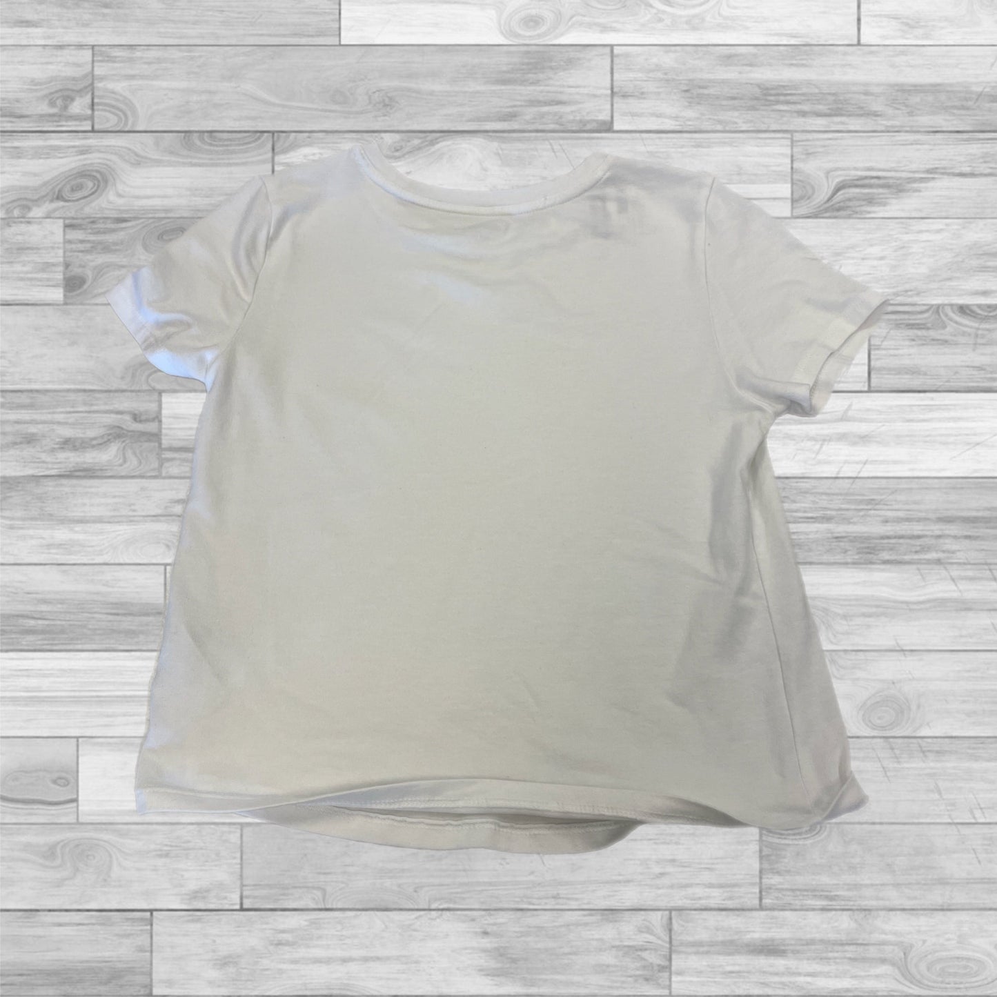 Top Short Sleeve Basic By Old Navy In White, Size: Xs