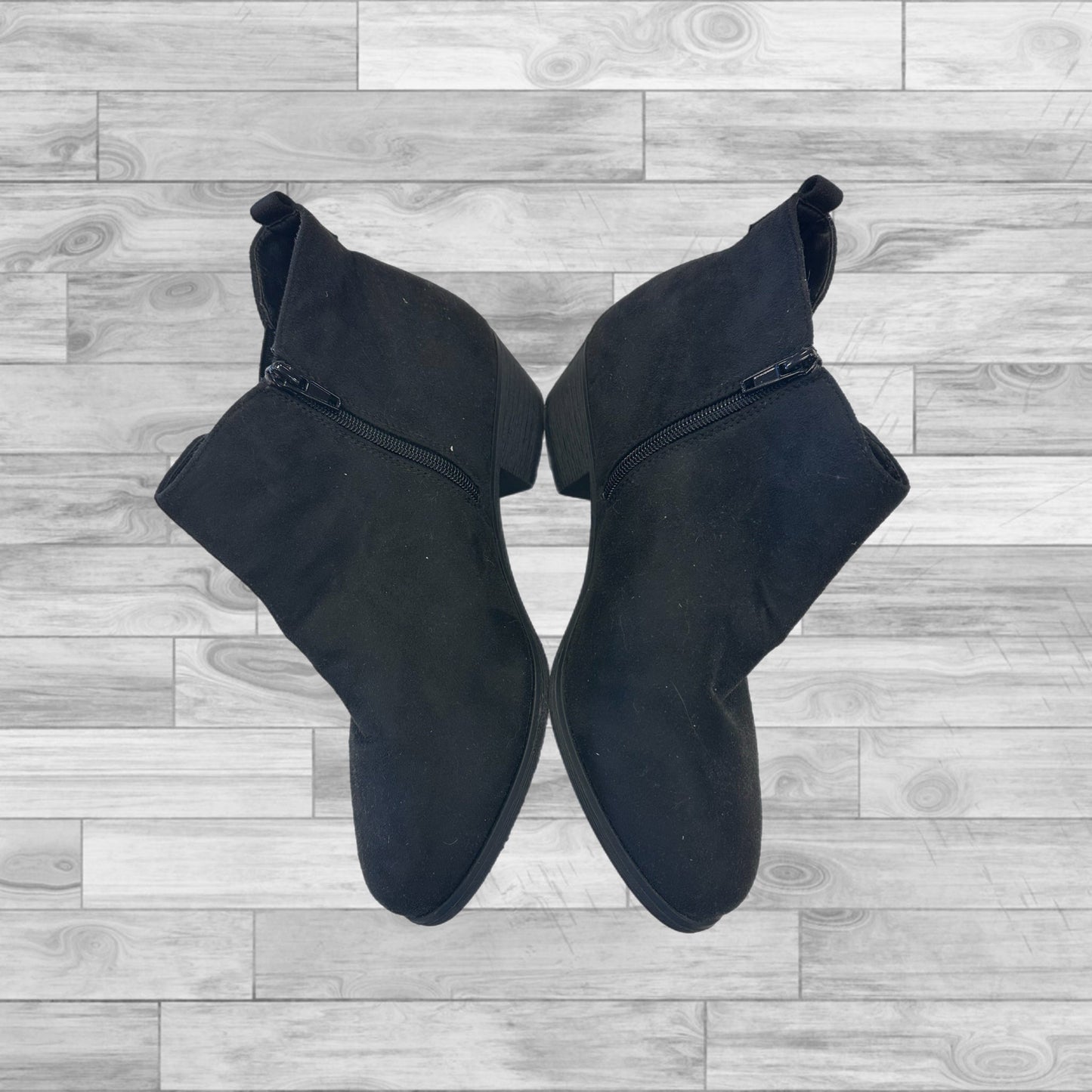 Boots Ankle Flats By Cloudwalkers In Black, Size: 9.5