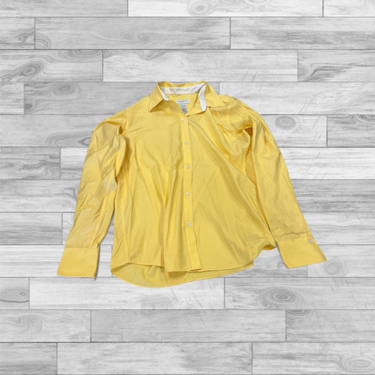 Top Long Sleeve By Liz Claiborne In Yellow, Size: 8