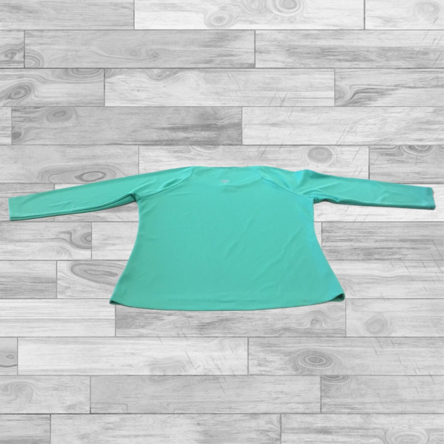 Top Long Sleeve By Columbia In Green, Size: M