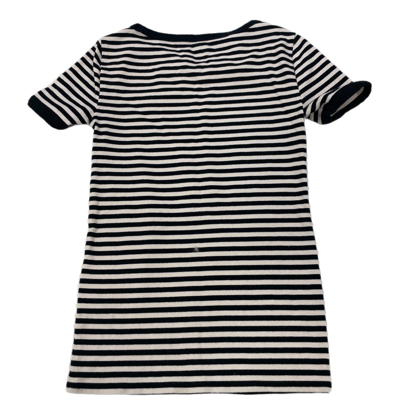 Top Short Sleeve By J. Crew In Striped Pattern, Size: Xxs