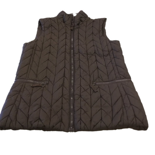 Vest Puffer & Quilted By Coldwater Creek In Brown, Size: S