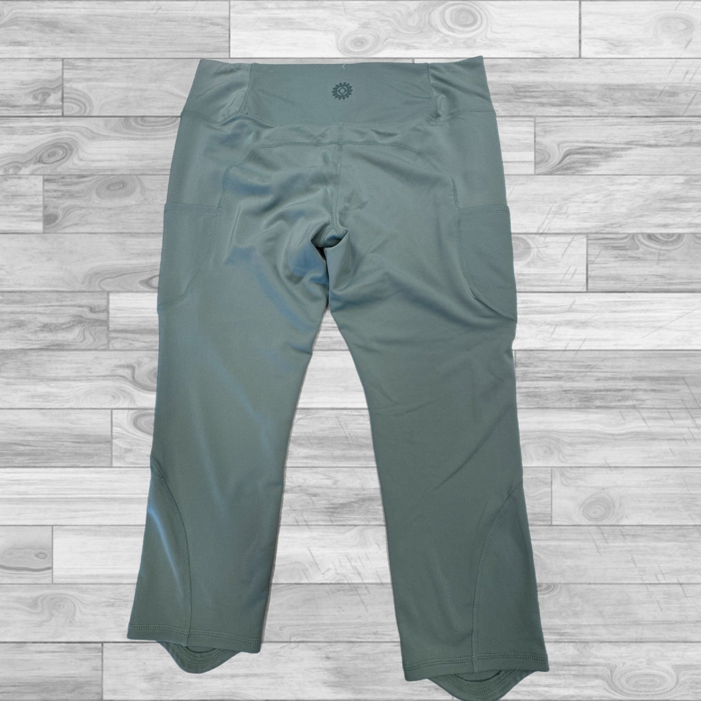 Athletic Capris By Clothes Mentor In Green, Size: Xl