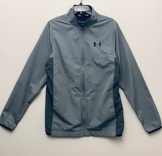 Athletic Jacket By Under Armour In Grey, Size: S