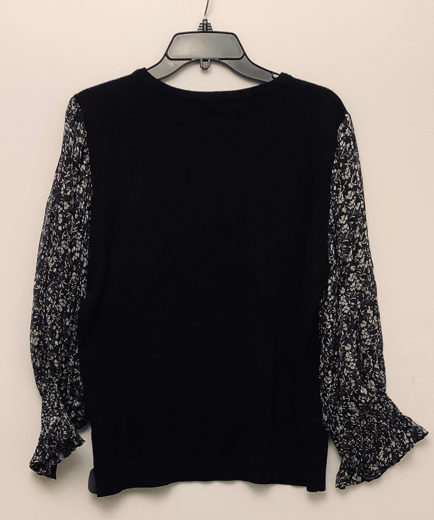 Top Long Sleeve By Adrianna Papell In Black, Size: Xl