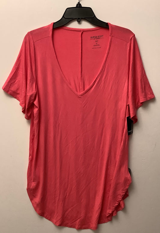 Top Short Sleeve By Torrid In Pink, Size: L