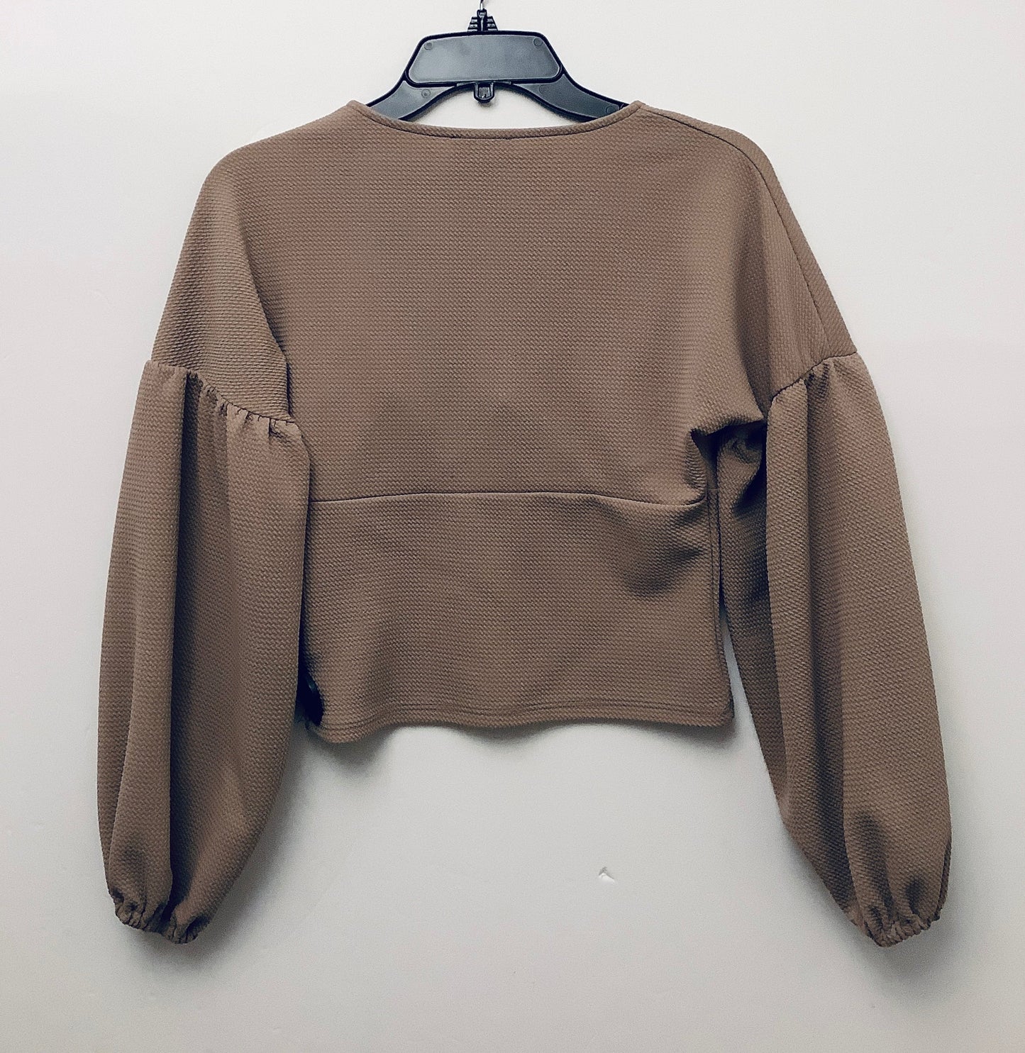 Top Long Sleeve By Express In Tan, Size: S