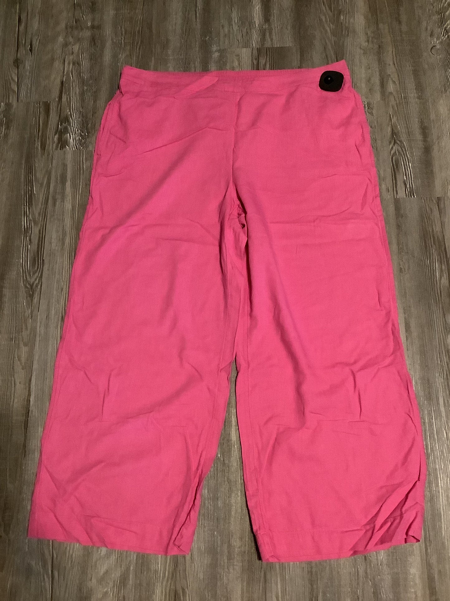 Pants Linen By Chicos In Pink, Size: 18