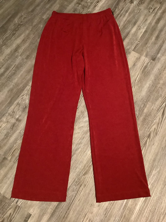 Pants Wide Leg By Chicos In Red, Size: M