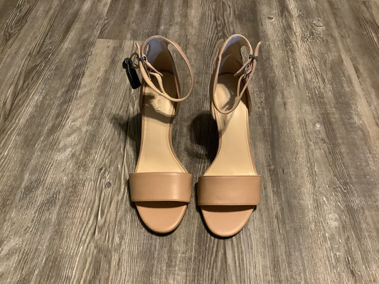 Shoes Heels Stiletto By Nine West In Tan, Size: 8.5