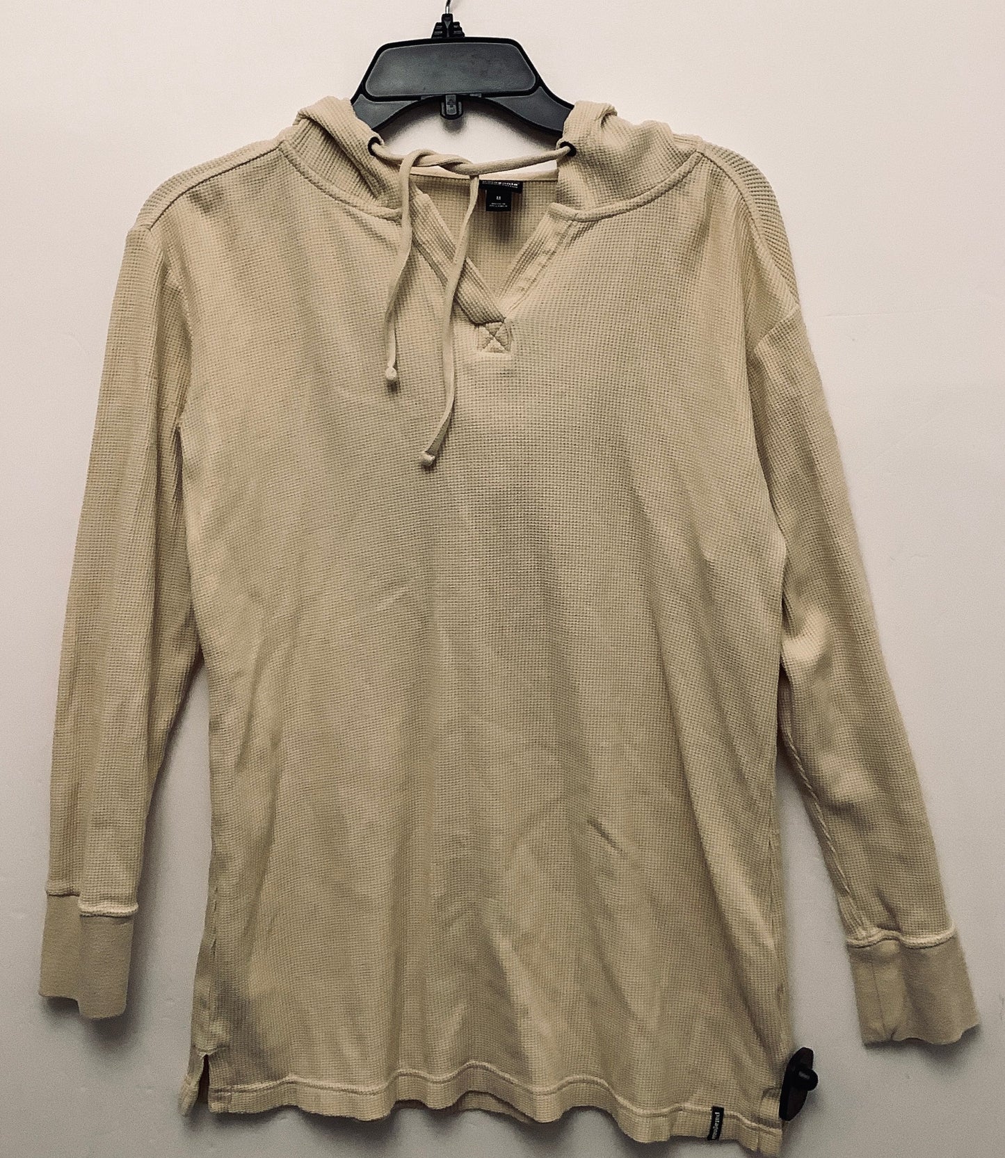 Sweatshirt Hoodie By Patagonia In Cream, Size: M