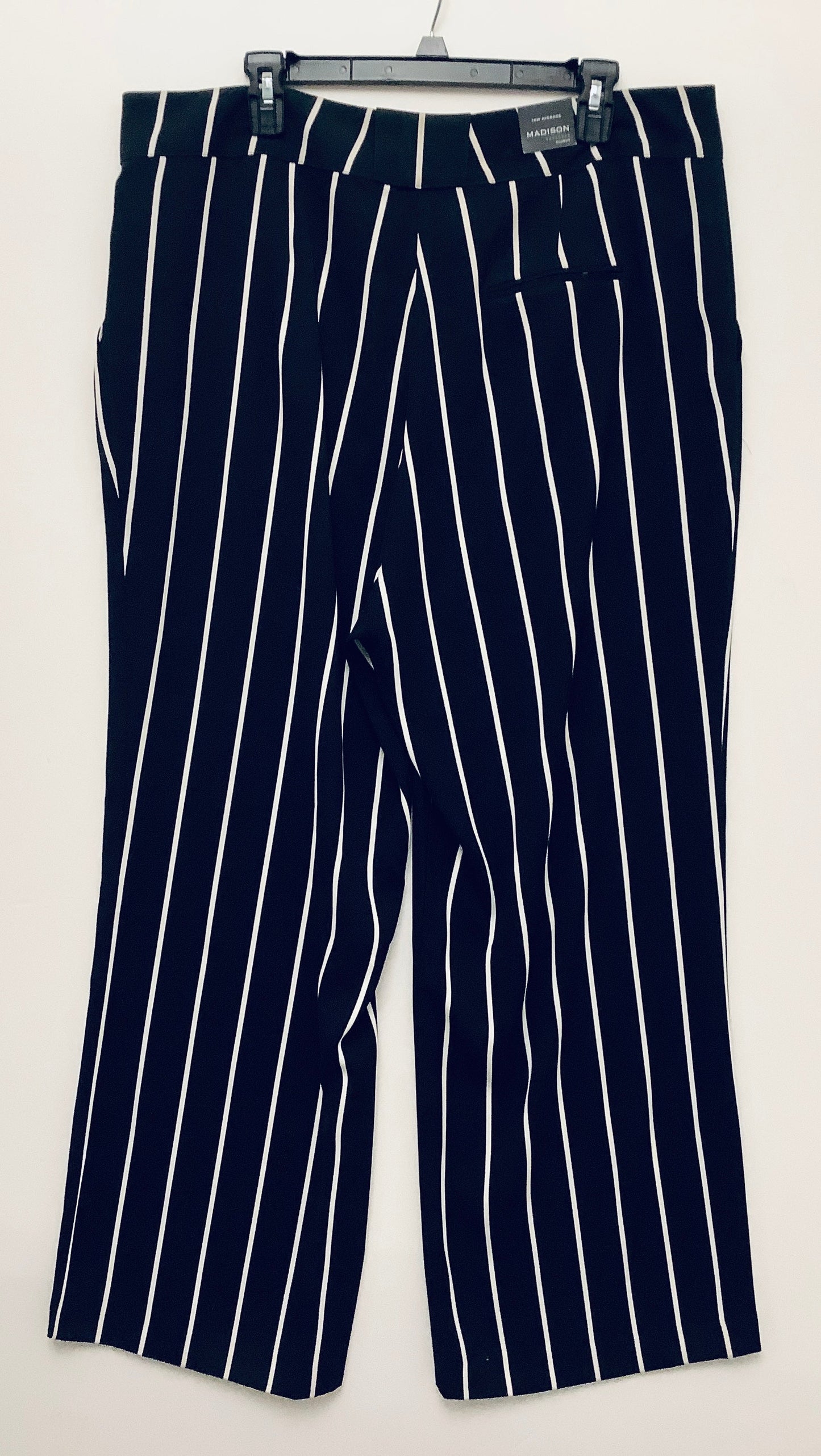 Pants Dress By Madison In Striped Pattern, Size: 16