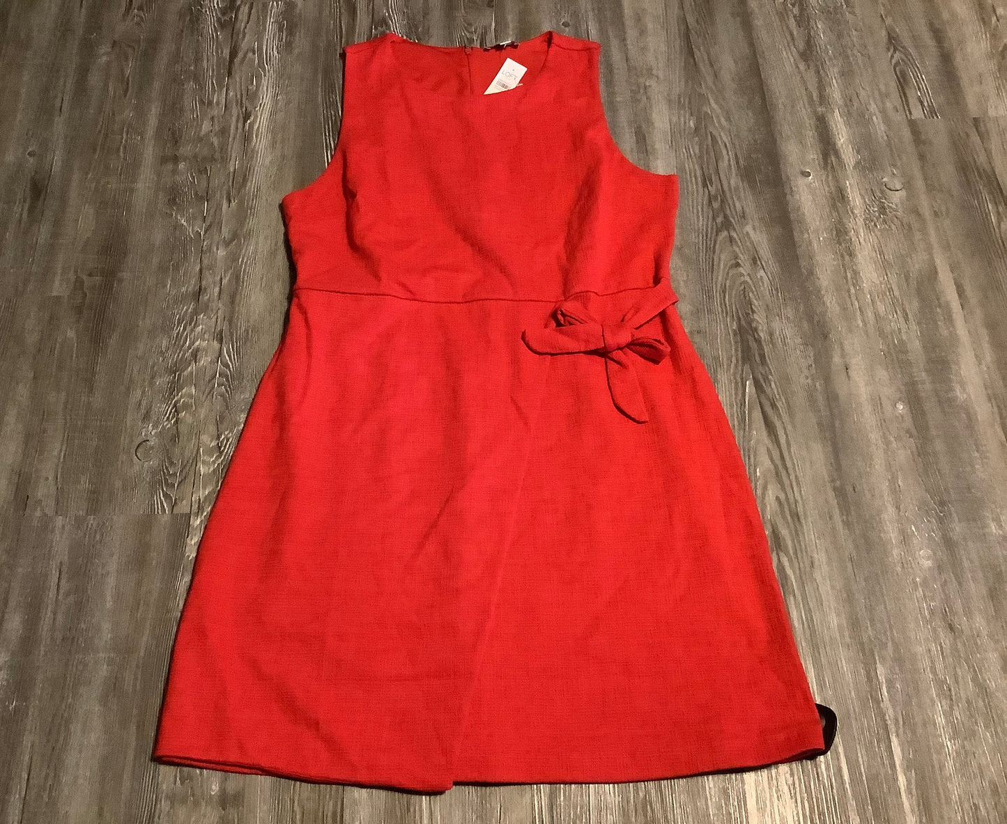 Dress Casual Short By Loft In Red, Size: 16