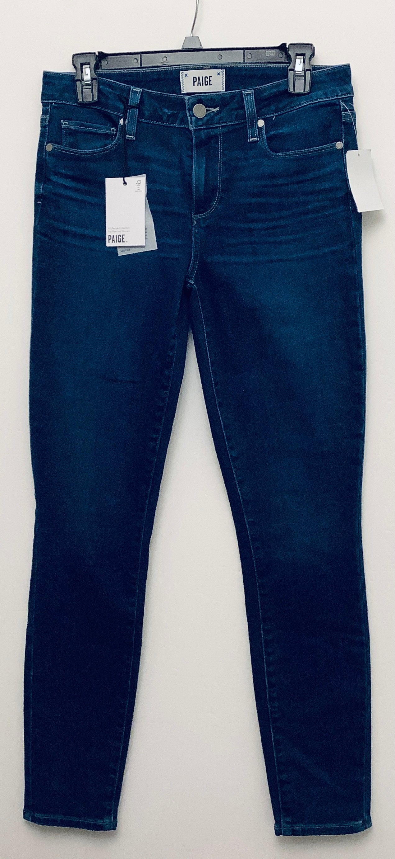 Jeans Skinny By Paige In Blue Denim, Size: 6