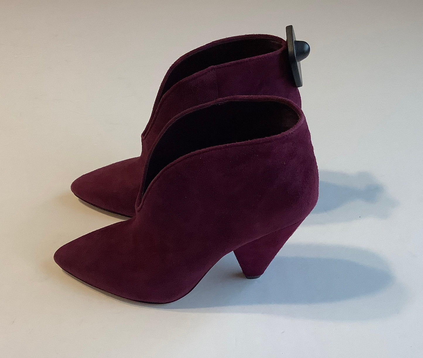 Boots Ankle Heels By Vince Camuto In Purple, Size: 7